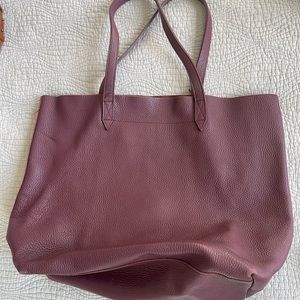 Cuyana Classic Leather Pebbled Leather Shoulder Tote Bag